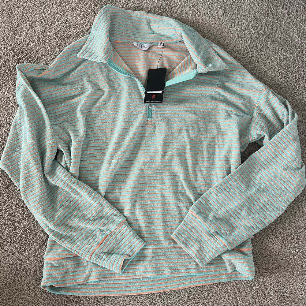 NWT Peloton Terry pullover